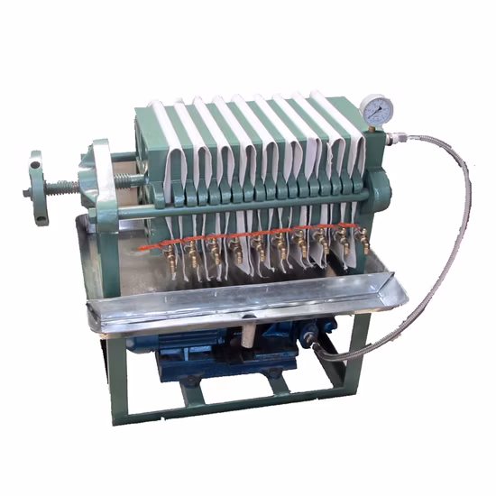 100kg/h Small Oil Filter Machine Mini Oil Filter Press